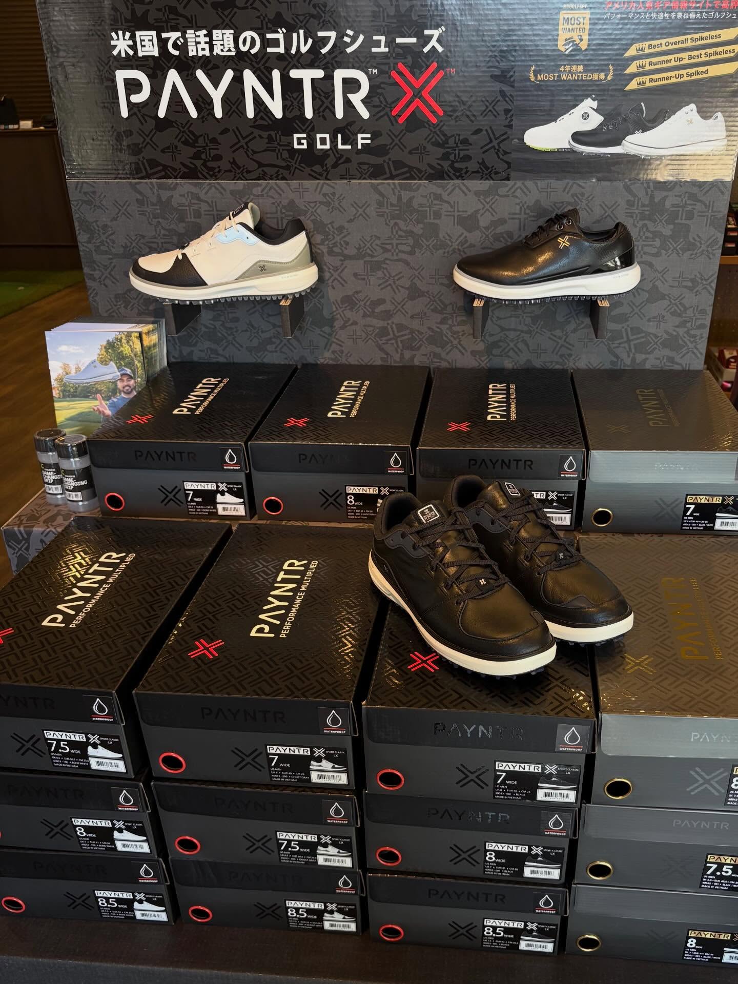 ⛳️

2021年のアメリカ🇺🇸での創業以来
世界中のゴルファーから絶大な支持を受け
愛されてきたブランド⛳️
ペインターゴルフのシューズが
ついにFunPlaceに入荷しました✨

米国オレゴンを発言源とする
PAYNTR GOLFのシューズは、
圧倒的な機能性と驚くべき快適性が、
最高のパフォーマンスへと導きます🏌️‍♂️

ぜひ、実際に履き比べてお試しください‼︎
皆様のご来店、心よりお待ちしております😊

＃ゴルフショップ
＃ゴルフシューズ
#ペインター
#ペインターゴルフ
#シミュレーションゴルフ 
#玉名ゴルフシュミレーション
#PAYNTR  GOLF